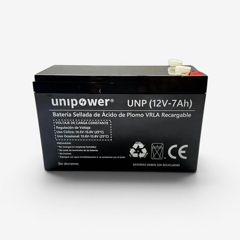 Batería VRLA AGM 12V 9Ah Unipower